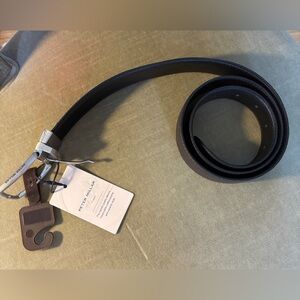 Peter Millar MENS NWT $150 Crown Leather Reversible Belt 34 Black/ Brown